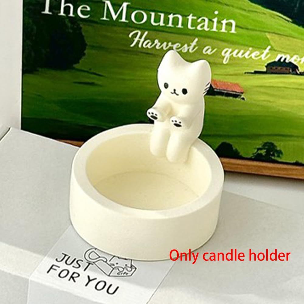 Cat Candlestick Holder