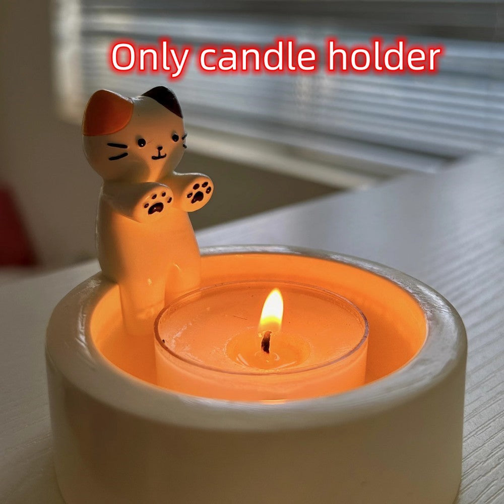 Cat Candlestick Holder