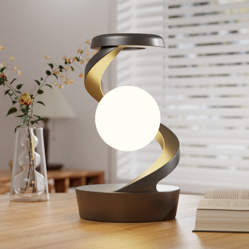 Rotating Moon Desk Lamp Phone Wireless Charging