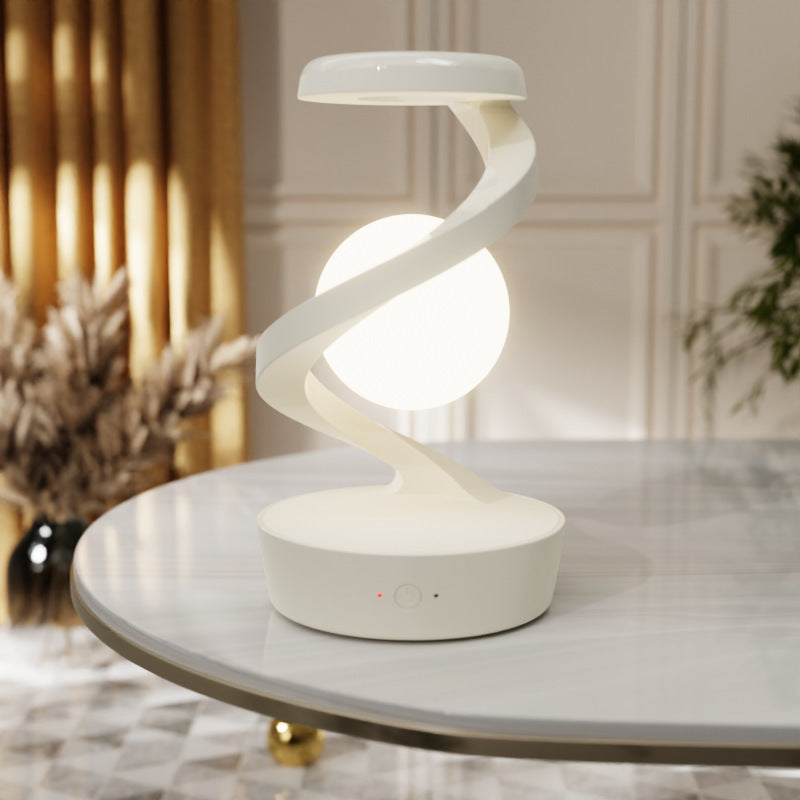 Rotating Moon Desk Lamp Phone Wireless Charging