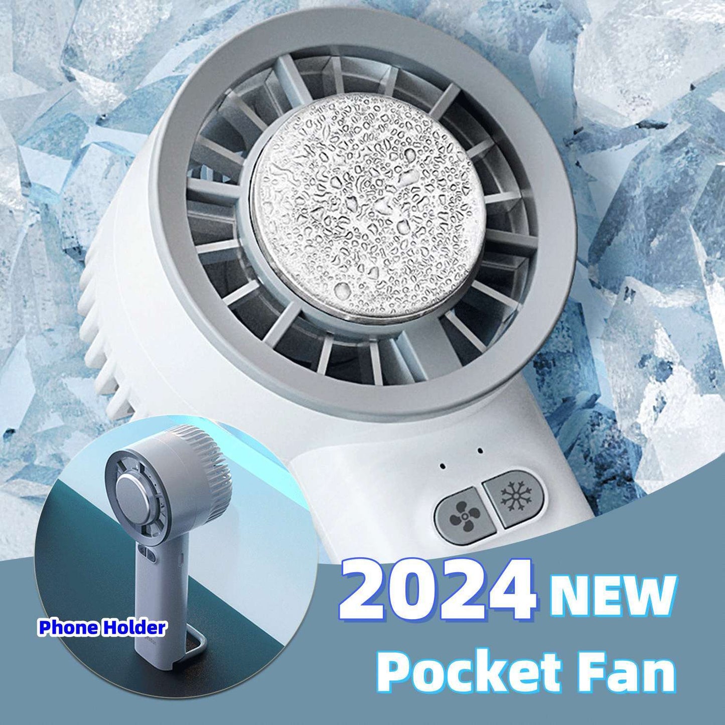 Portable Handheld Turbo Fan, 5 Gear Wind