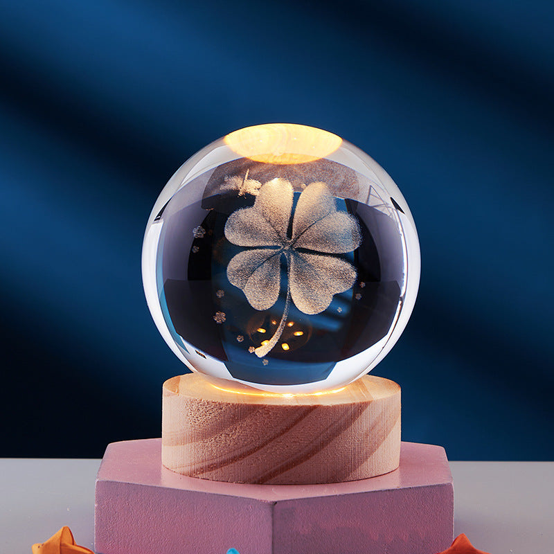 3d crystal planet for home